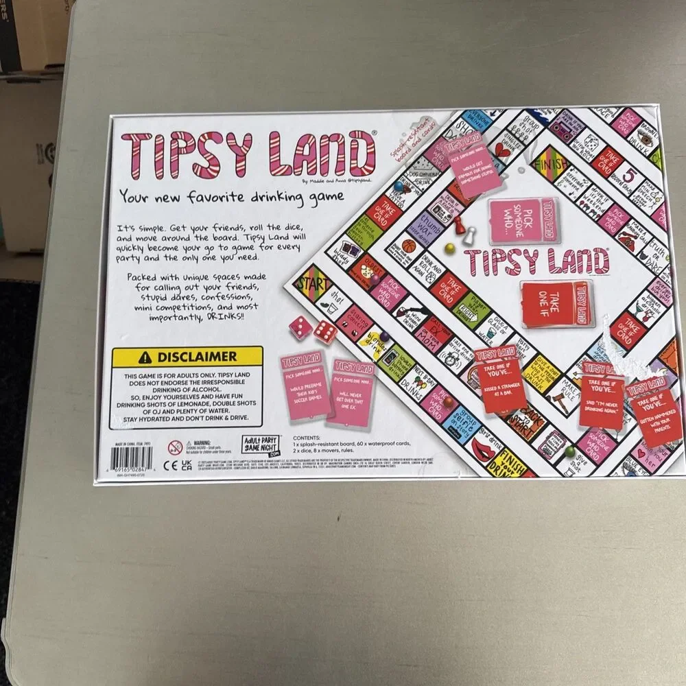 TIPSYLAND Original Edition | Official Product | Hilarious Adult Board Game